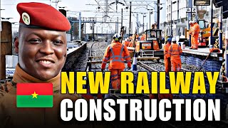 Corrupt African Leaders Embarrassed As Ibrahim Traore Starts RAILWAY Construction In Burkina Faso [upl. by Ashlin274]