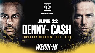 TYLER DENNY VS FELIX CASH WEIGH IN LIVESTREAM [upl. by Sergu]