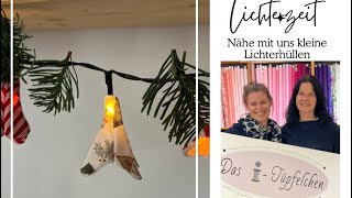 Weihnachtliche Nähideen LichterkettenDIY [upl. by Zitella946]