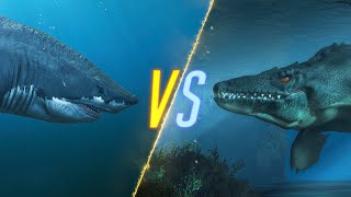 Megalodon VS Mosasaurus [upl. by Clea]