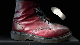 DRMARTENS GET A TRADITIONAL GOODYEAR WELT RESOLE DRMARTENS BOOTS [upl. by Atalanta963]