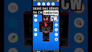 SKINS DAS SÉRIES DA CW EM MINECRAFT [upl. by Suiremed940]