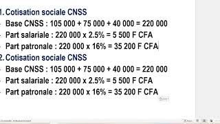 Cotisations sociales  CNSS et CNAMGS Actualisation [upl. by Braden273]