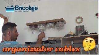 Cómo hacer ORGANIZADOR de CABLES casero 😜❤️ [upl. by Bo]