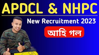 APDCL Recruitment 2023 🔥  NHPC recruitment 2023  Assam Govt Jobs 2023  Govt Jobs 2023 [upl. by Peti]