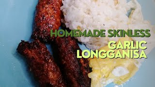 HOMEMADE SKINLESS GARLIC LONGGANISA BOY DUBAI CHANNEL [upl. by Marcellina]