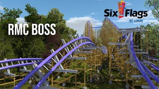 New For 2025 RMC BOSS Six Flags St Louis  NoLimits 2 [upl. by Nyasuh]