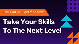 The CAPM Certification Stand out from the Crowd [upl. by Ahsya]