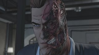 Batman Telltale Episode 3  Harvey Turning into TwoFace  TwoFace Fight Scene [upl. by Agarhs]