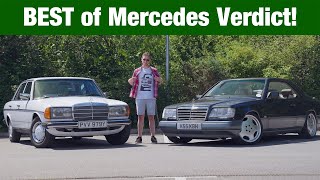 The BEST Mercedes Benz W123 vs W124 Comparison [upl. by Salomi]