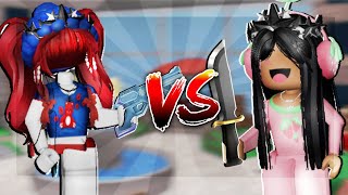 1v1 with TALIA in murder mystery 2 [upl. by Dun]