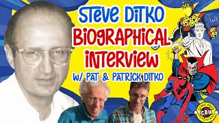 Steve Ditko Biographical Interview with Pat amp Patrick Ditko by Alex Grand [upl. by Nosittam]