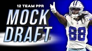 2024 Fantasy Football Mock Draft 12 Team PPR  Pick 3 [upl. by Elum]