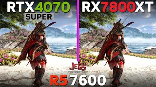 RX 7800 XT vs RTX 4070 Super  Ryzen 5 7600  Tested in 15 games [upl. by Elleinahc332]