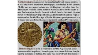 CONQUESTS OF SAMUDRAGUPTAHISTORY OF ANCIENT INDIA [upl. by Reyam]