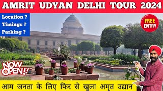 Amrit udyan rashtrapati bhavan 2024  mughal garden delhi  Amrit udyan 2024 amrit udyan delhi vlog [upl. by Fakieh598]