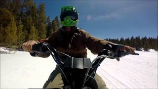 Snowmobile crash Colorado [upl. by Costanzia]