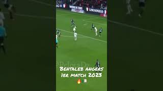 Action skills incroyable de Bentaleb Angers 🇩🇿 qui fini avec un missile 🚀 Algérie foot 2023 [upl. by Ettesil]