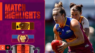 Hawthorn v Brisbane Highlights  Qualifying Final 2024  AFLW [upl. by Saltzman]