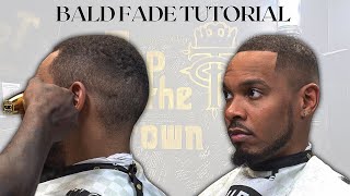 BALD FADE TUTORIAL FROM TOPOFTHECROWN [upl. by Aibsel983]