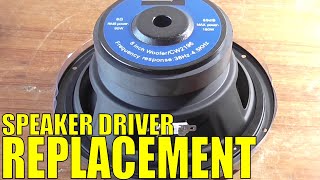 Speaker Driver Replacement [upl. by Maze]