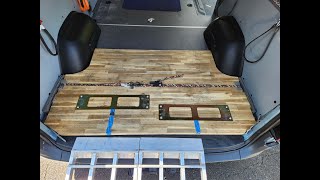 Pit Bull Trailer Restraint System TRS Custom Mounting System for MercedesBenz Sprinter Trackday [upl. by Arbma225]