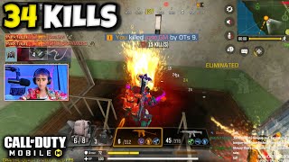 34 SOLO KILLS in COD MOBILE 🤯 [upl. by Anahsohs]