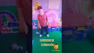 ejercicio de elongación para niños [upl. by Harp]