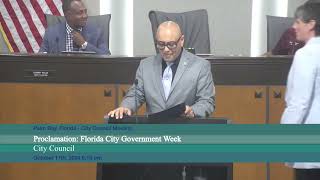 Palm Bay City Council 10172024 Regular Meeting [upl. by Saleem]