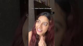 Zyaada masti nahi hogayi comedy funny relatable memes teacher students birthday school lol [upl. by Ahtnams]