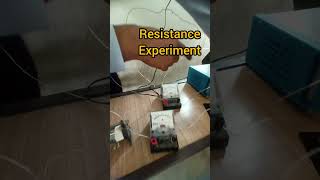 Resistance Experiment resistance shorts viralvideo [upl. by Aufmann831]