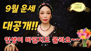 타로타로운세  9월운세 대공개‼️ 인생이 바뀔 지도 몰라요 [upl. by Iclek]