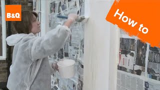 How to paint an external wall [upl. by Blanchette645]