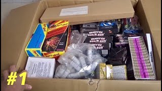 Polenböller Restekiste 1  Feuerwerk Restekiste 1  Petarde Box 1 [upl. by Suchta48]