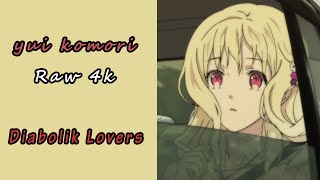 yui komori Diabolik Lovers Scenes Raw 4k [upl. by Arait710]