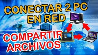 Como PONER dos PC en RED por WIFI Bien Explicado Y Compartir ARCHIVOS en WINDOWS 10 y 11 💯 FÁCIL [upl. by Gadmann]