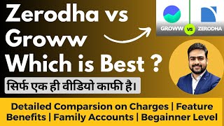 Zerodha vs Groww Detailed Comparsion on Charges  Groww vs Zerodha Comparsion on Mutual Funds [upl. by Srednas]