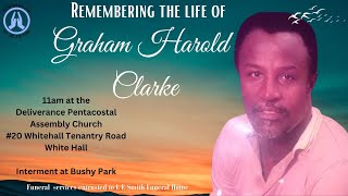 Live Stream of funeral service for Graham Harold Clarke [upl. by Yatnuahc149]