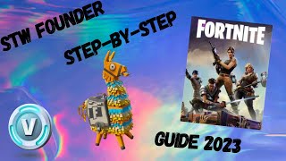 2023 how to become a save the world stw founder  stepbystep guide [upl. by Westbrook521]