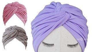 Twisted Turban Hat Sewing Pattern  Turban Hat DIY [upl. by Maeve388]