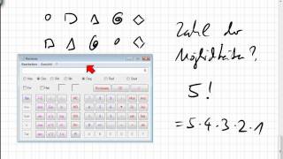 06A1 Kombinatorik Fakultät Binomialkoeffizient [upl. by Leksehc939]