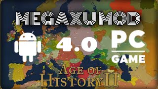 ⭐ Megaxu Mod 40 ⭐  Nuevos Mapas  Age of History 2 [upl. by Ahsial198]