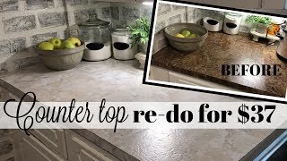 COUNTER TOP REDO FOR 37 [upl. by Brenden484]