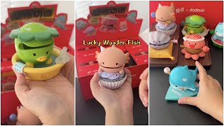 Unbox blind box Lucky Wooden Fish  Châu Muối [upl. by Ennazzus]