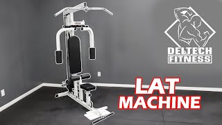 The DF930 Lat Machine By Deltech Fitness [upl. by Alletsirhc151]