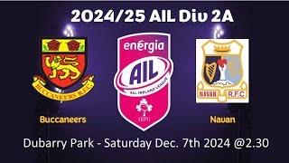 Buccs V Navan  Dec 2024 [upl. by Labannah]