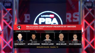 2022 PBA Players Championship Southwest Region Stepladder Finals  Full PBA Bowling Telecast [upl. by Napoleon]