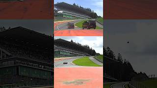 Van vs F1 Car Through Eau Rouge 🤯 [upl. by Nebur]