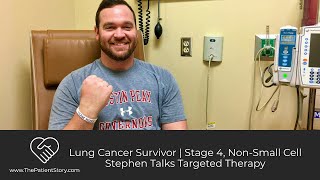 Lung Cancer Survivor Story Stephen Talks Targeted Therapy Drug Pt 23  The Patient Story [upl. by Caputo]