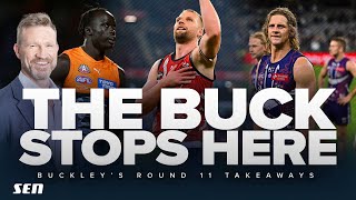 Nathan Buckleys Round 11 takeaways and the BIG umpiring frustration  SEN [upl. by Lotsirb890]